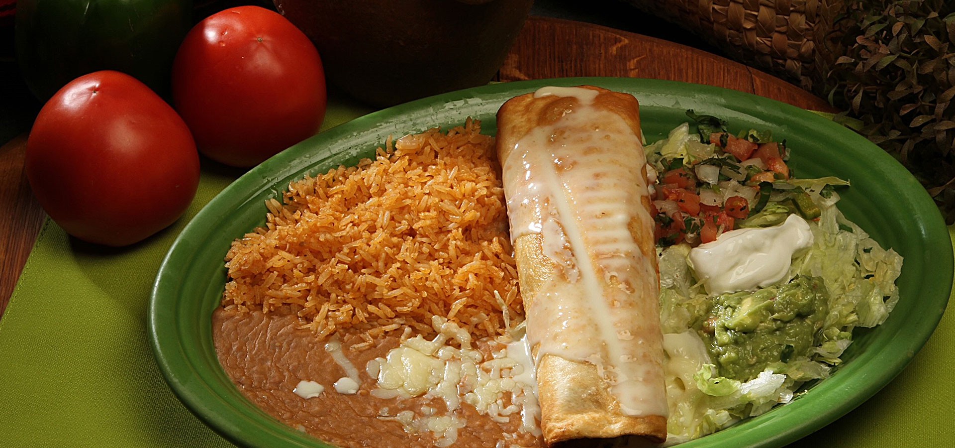 Lunch Chimichanga